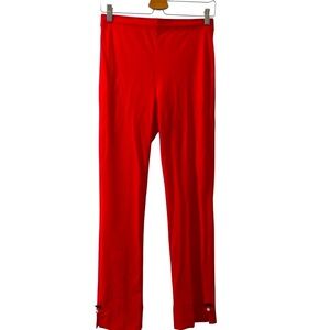 IC Connie K Pearl Detail Ankle Pants Red
Size Small Pull On